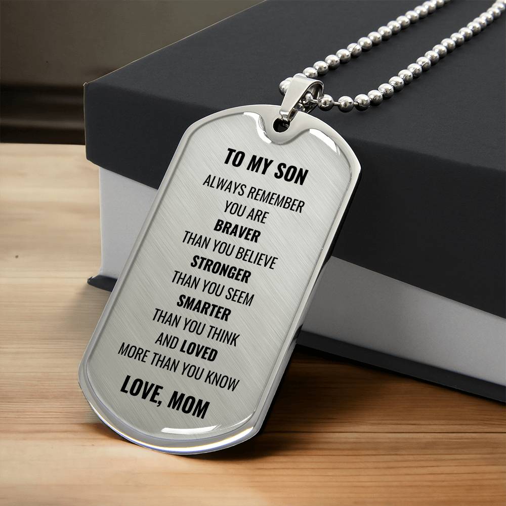 To my Son, from Mom