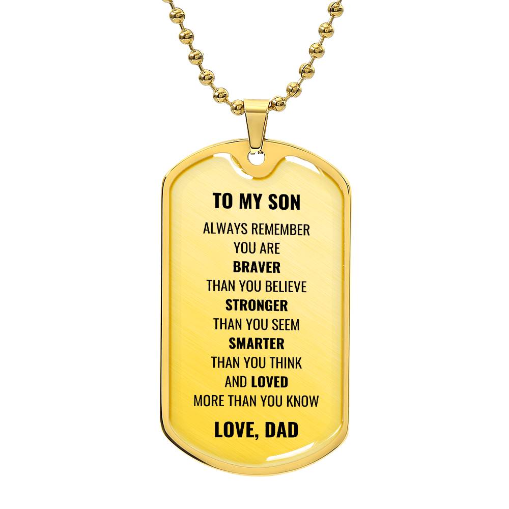 To my Son, from Dad