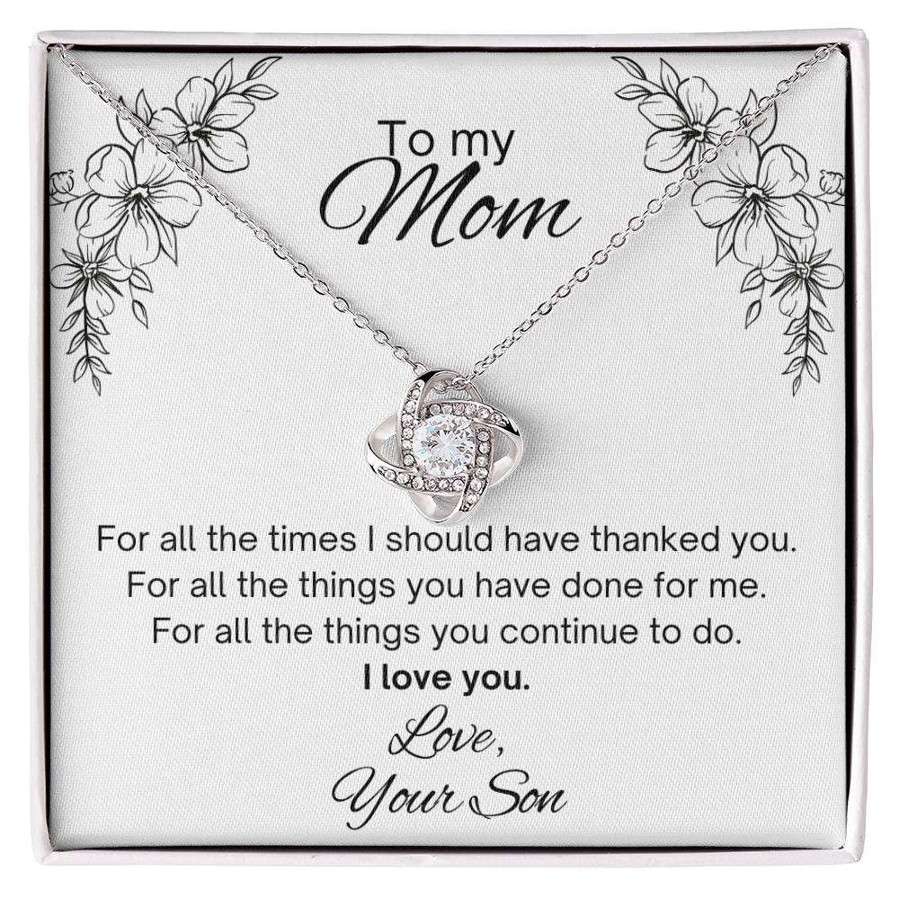 To my Mom, from Son
