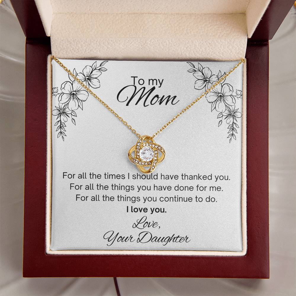 To my Mom, from Daughter