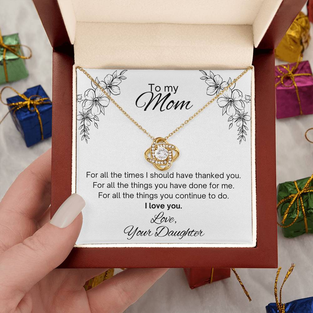 To my Mom, from Daughter