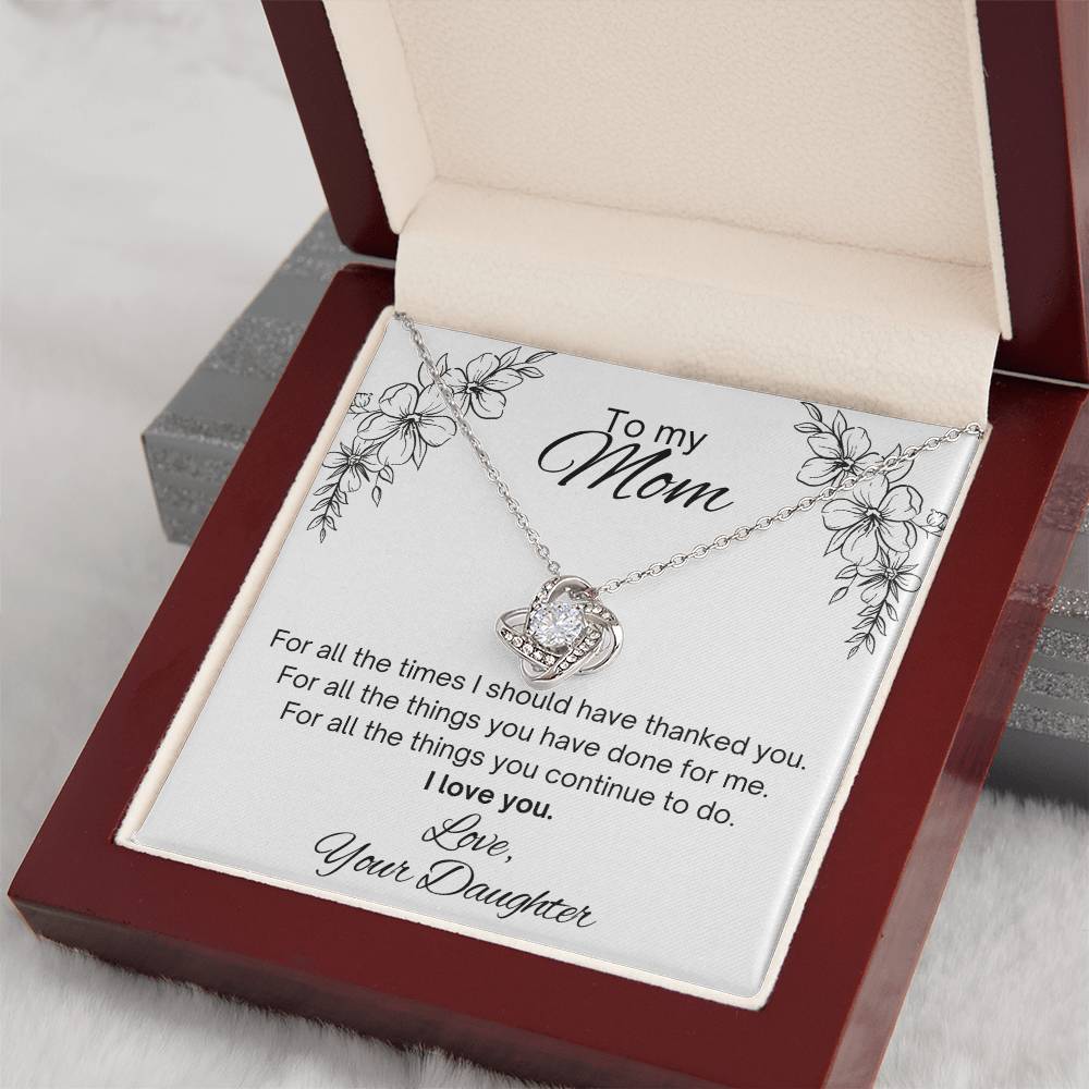 To my Mom, from Daughter