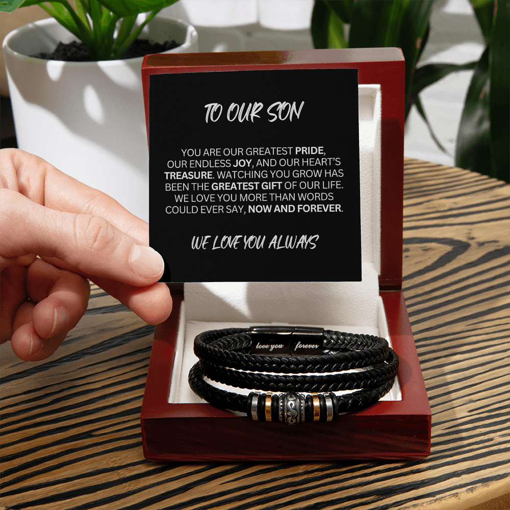 Love you forever, our Son