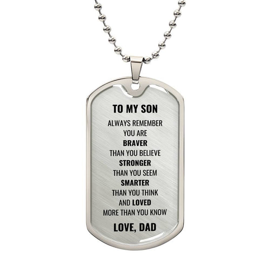To my Son, from Dad