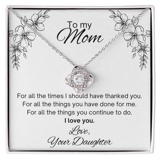 To my Mom, from Daughter